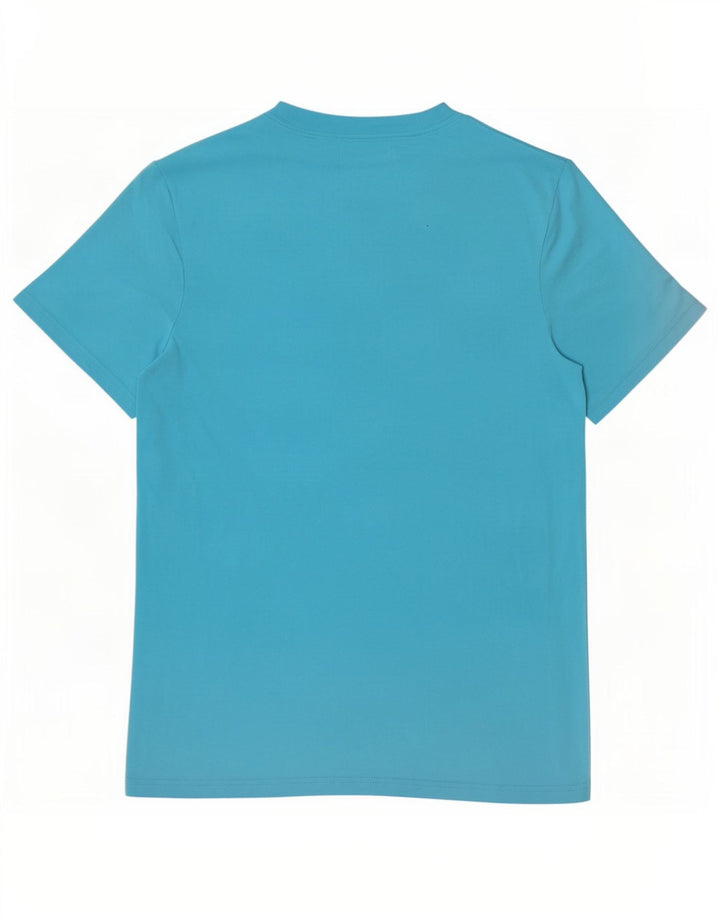 Męska koszulka graficzna Adidas Top Medium Blue Cotton