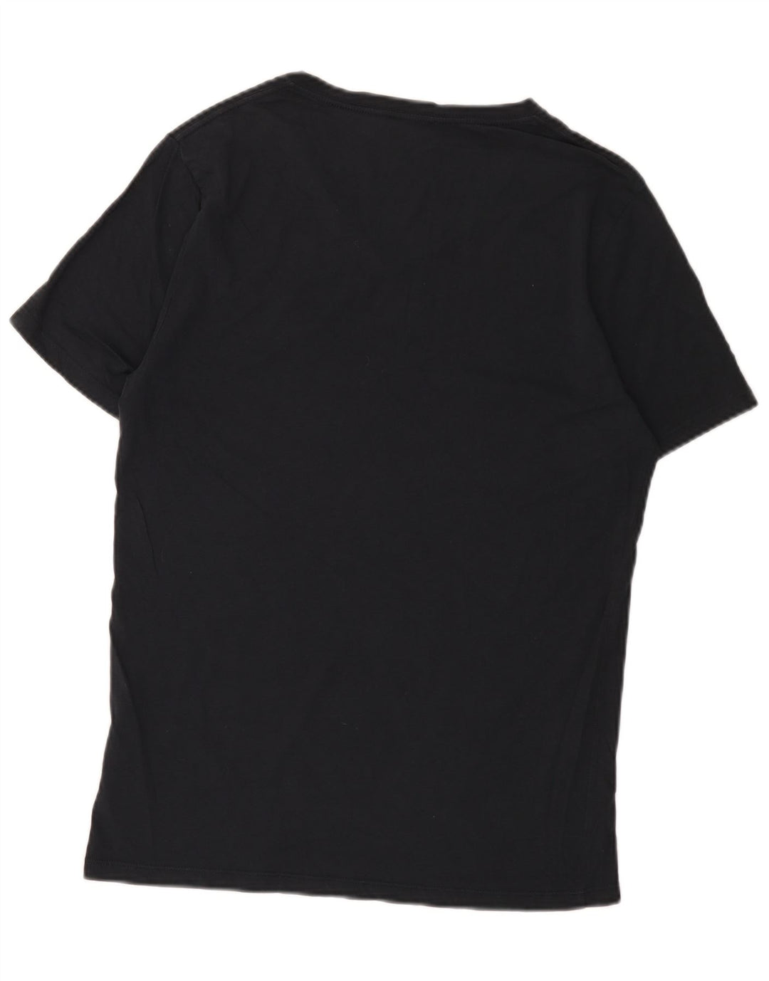 T-shirt męski Reiss Top, średni czarny, bawełniany