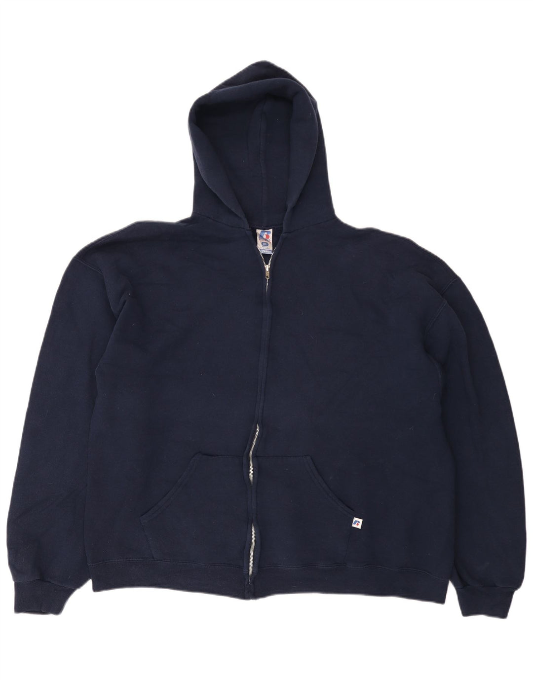 Sweter damski RUSSELL ATHLETIC Dri-Power z zamkiem błyskawicznym, UK 18 XL, granatowy