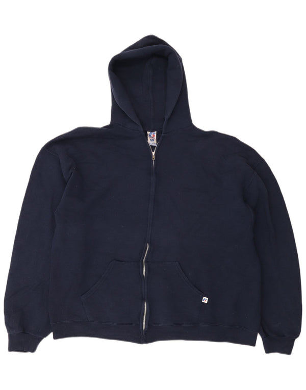 Sweter damski RUSSELL ATHLETIC Dri-Power z zamkiem błyskawicznym, UK 18 XL, granatowy