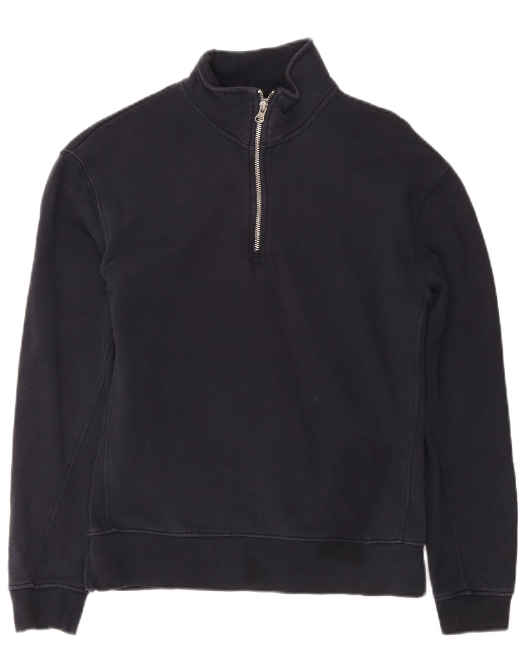 Damski sweter Zara z zamkiem błyskawicznym UK 10, mały, granatowy