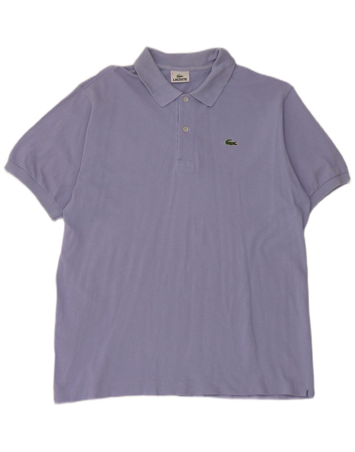 Męska koszulka polo Lacoste, rozmiar 6, XL, niebieska, bawełniana
