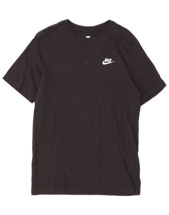 T-shirt męski Nike, mały, czarny, bawełniany