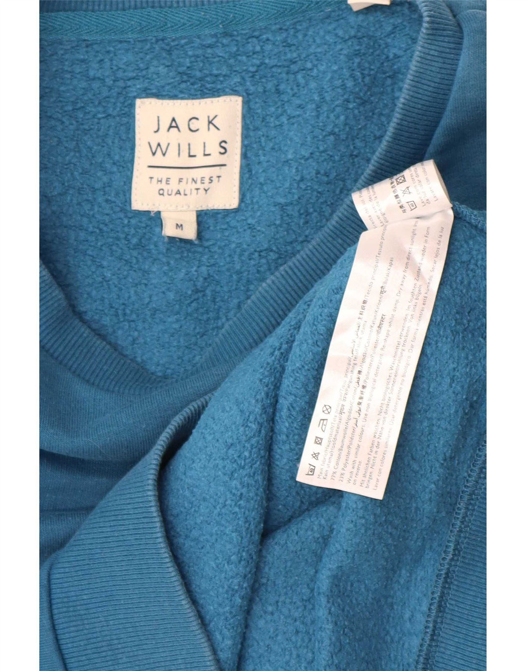 Męska bluza dresowa Jack Wills, średnioniebieska, bawełniana