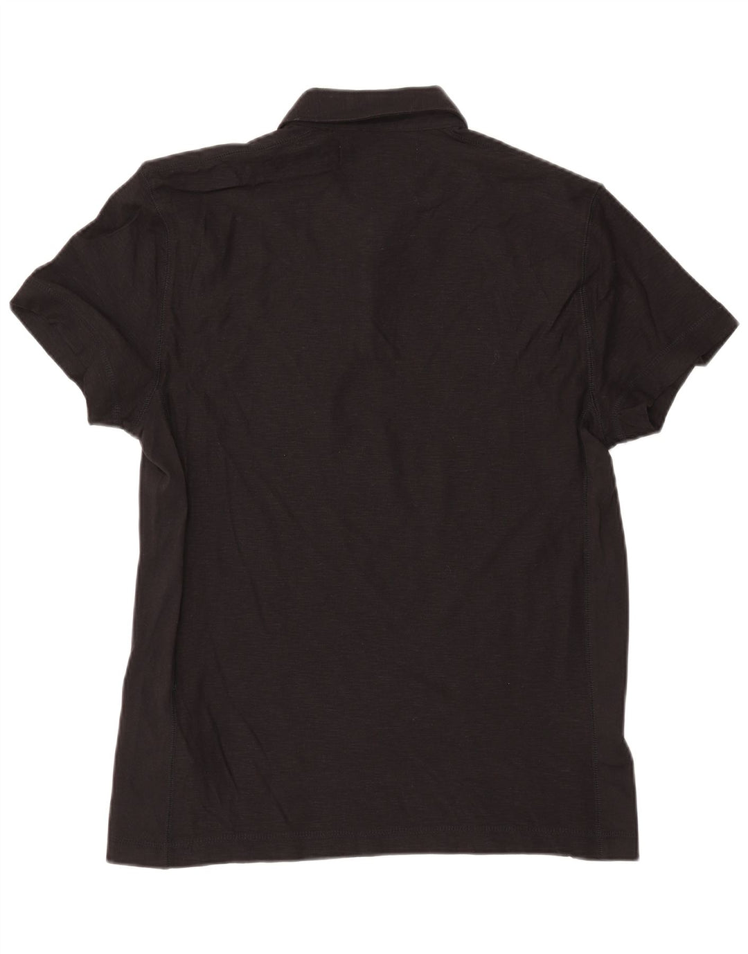 Męska koszulka polo CALVIN KLEIN JEANS z grafiką, średnia czarna, bawełniana