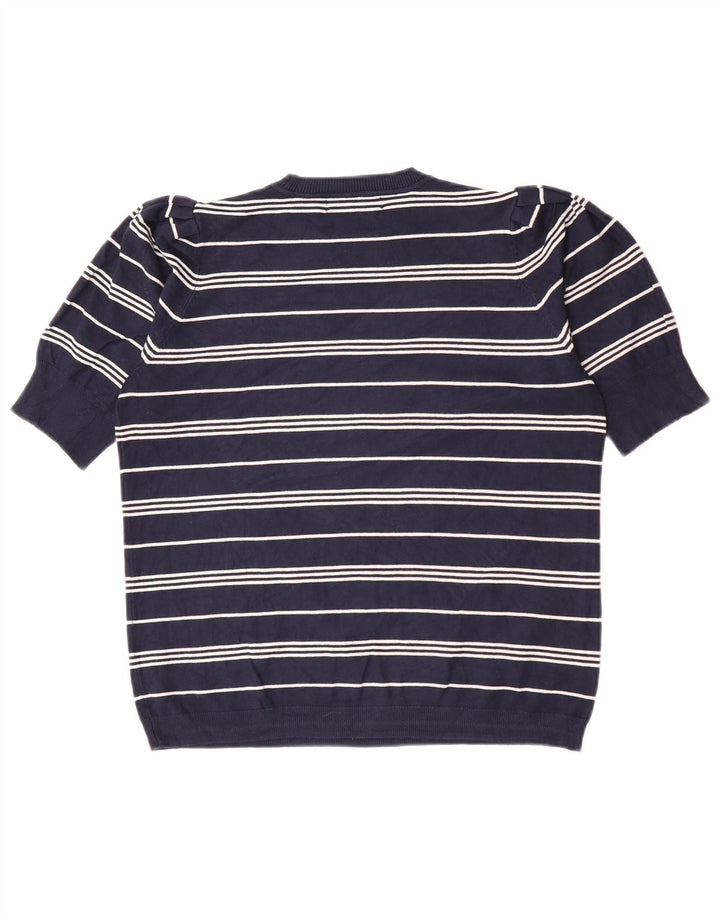 Sweter damski Marks & Spencer z okrągłym dekoltem, UK 14, średni granatowy