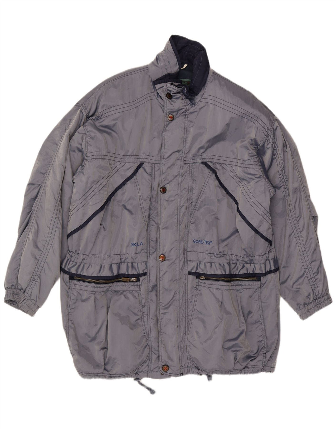 Męska kurtka wiatrówka SKILA UK 46 3XL Niebieski akryl