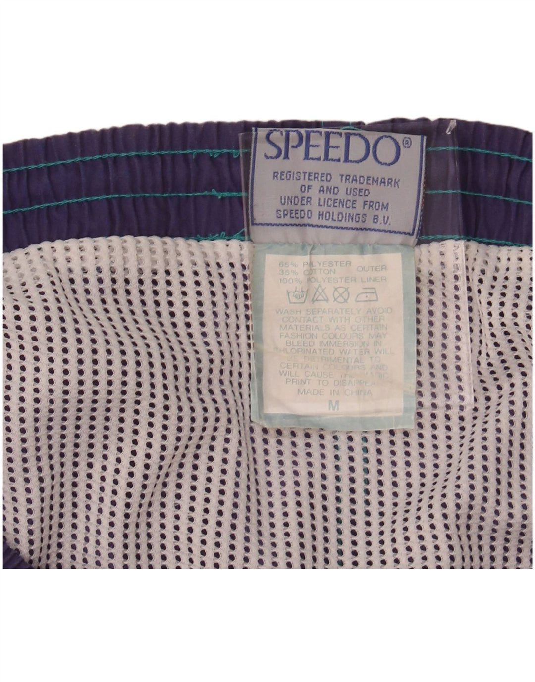 SPEEDO Mens Swimming Shorts Medium  Purple Polyester