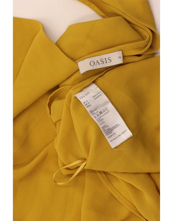 Damski top na ramiączkach Oasis UK 10, mały, żółty poliester
