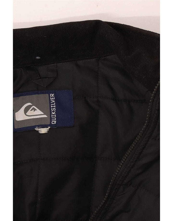 Męska pikowana kurtka Quiksilver UK 40, duża, czarna