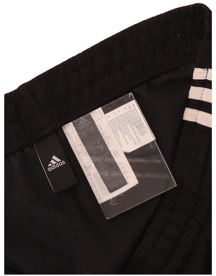 Damskie spodnie dresowe Adidas Crop UK 12/14 Średni czarny poliester