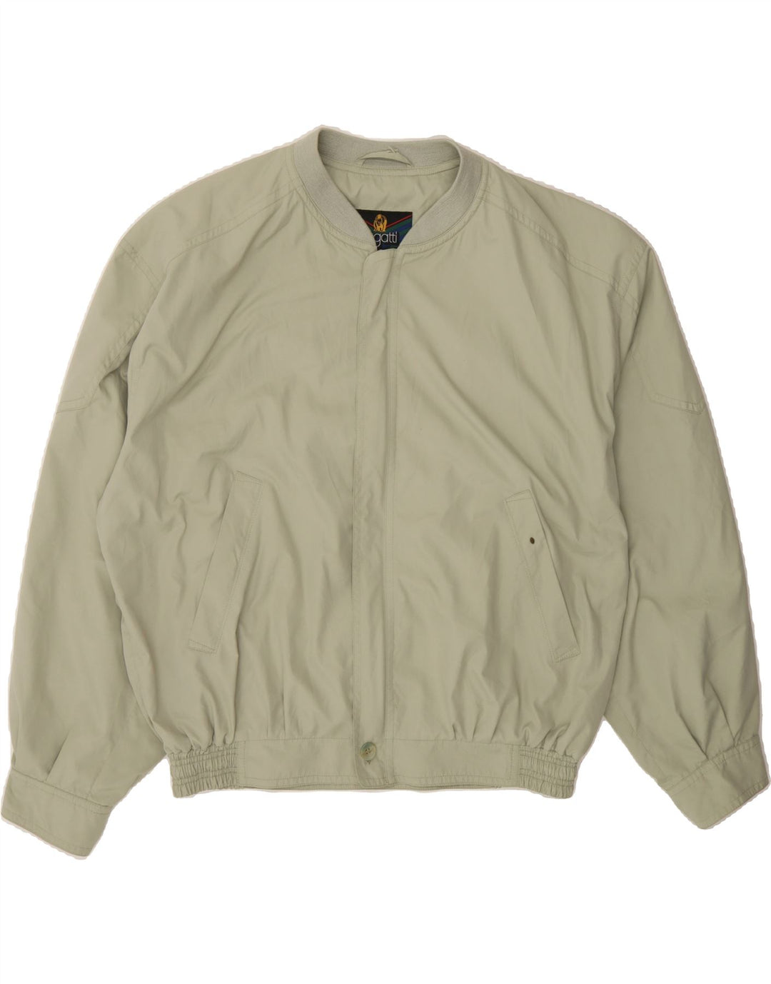 BUGATTI Mens Bomber Jacket UK 42 XL Grey Vintage Bugatti and Second-Hand Bugatti from Messina Hembry 