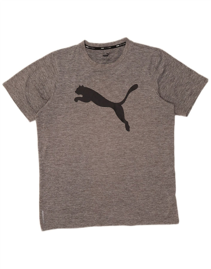 Męski T-shirt Puma z grafiką, średni szary