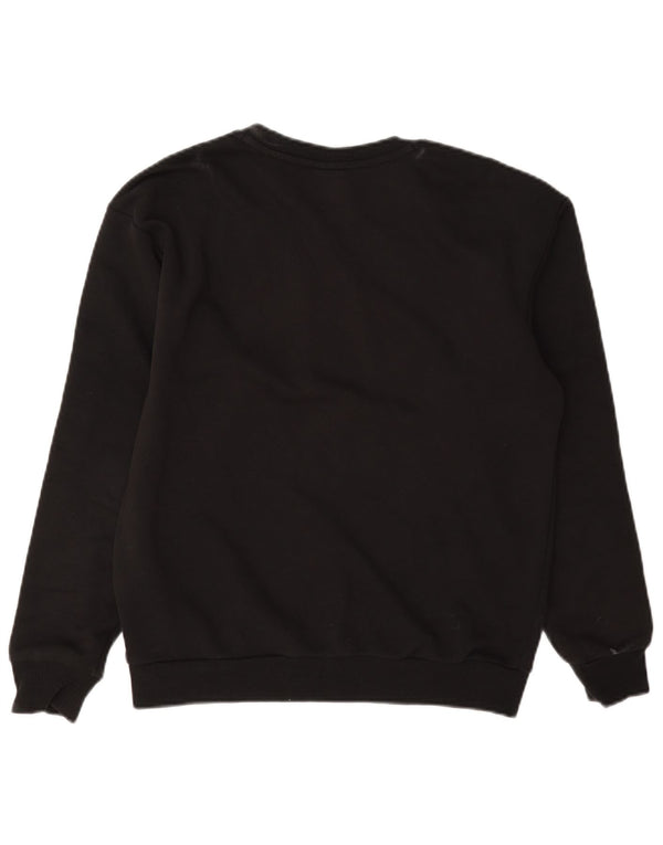 Damska bluza Puma Graphic Oversize Jumper UK 6 XS Czarna bawełna
