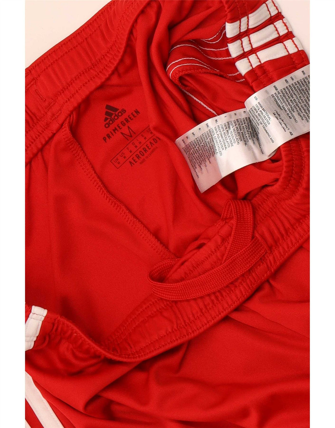 Męskie spodenki sportowe Adidas Aeroready, średni czerwony poliester