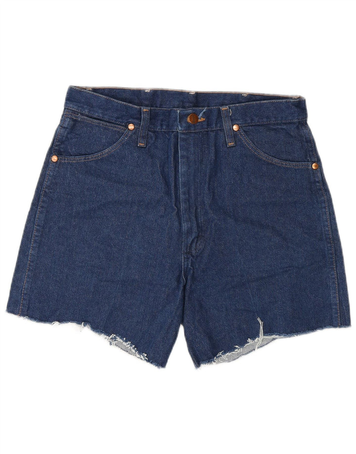 Damskie spodenki jeansowe Wrangler W30 średni niebieski