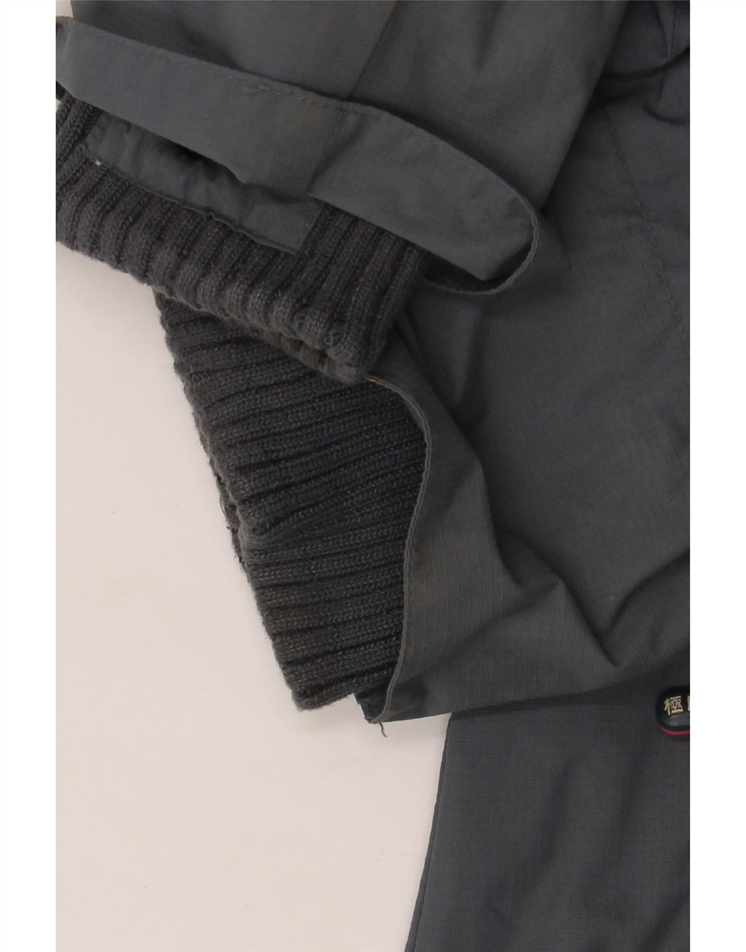 Damska wiatrówka przeciwdeszczowa Superdry UK 42 XL, szary nylon