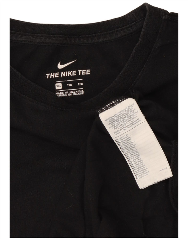 Koszulka męska Nike, 2XL, czarna, bawełniana