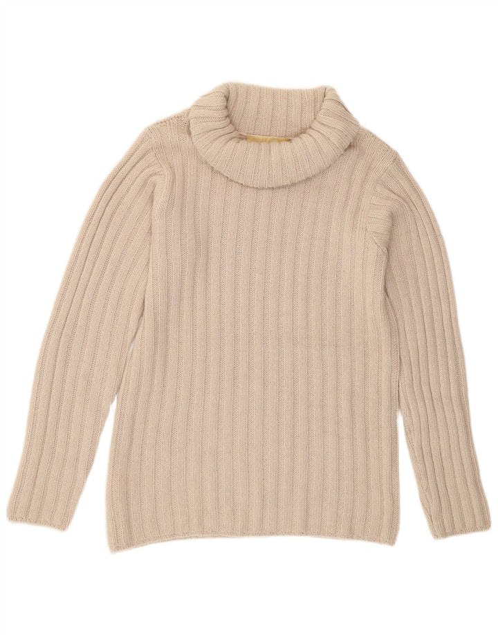 Damski sweter Massimo Rebecchi Alpha Roll Neck Jumper IT 44 Średni Beż