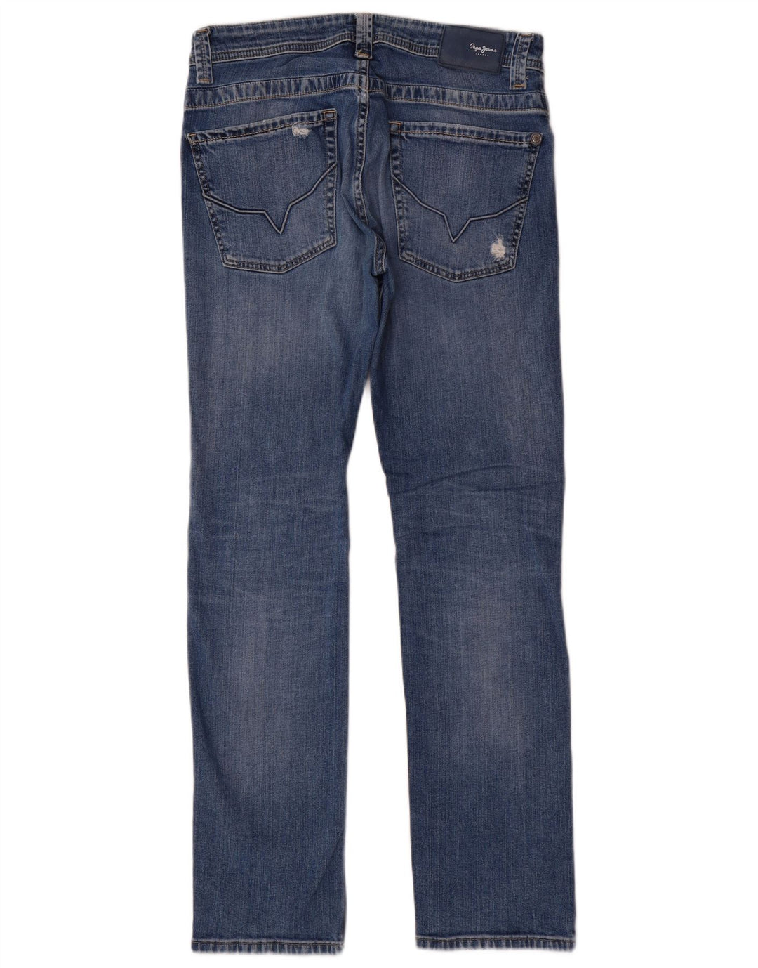 PEPE Jeans Męskie jeansy proste w trudnej sytuacji W32 L32 Niebieska bawełna