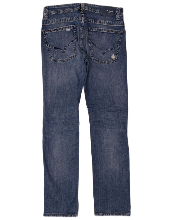 PEPE Jeans Męskie jeansy proste w trudnej sytuacji W32 L32 Niebieska bawełna