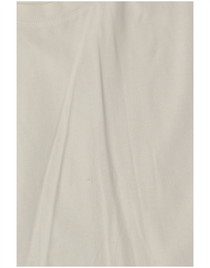 Dziewczęca koszulka Champion z krótkim rękawem i grafiką, 13-14 lat XL, biała bawełna