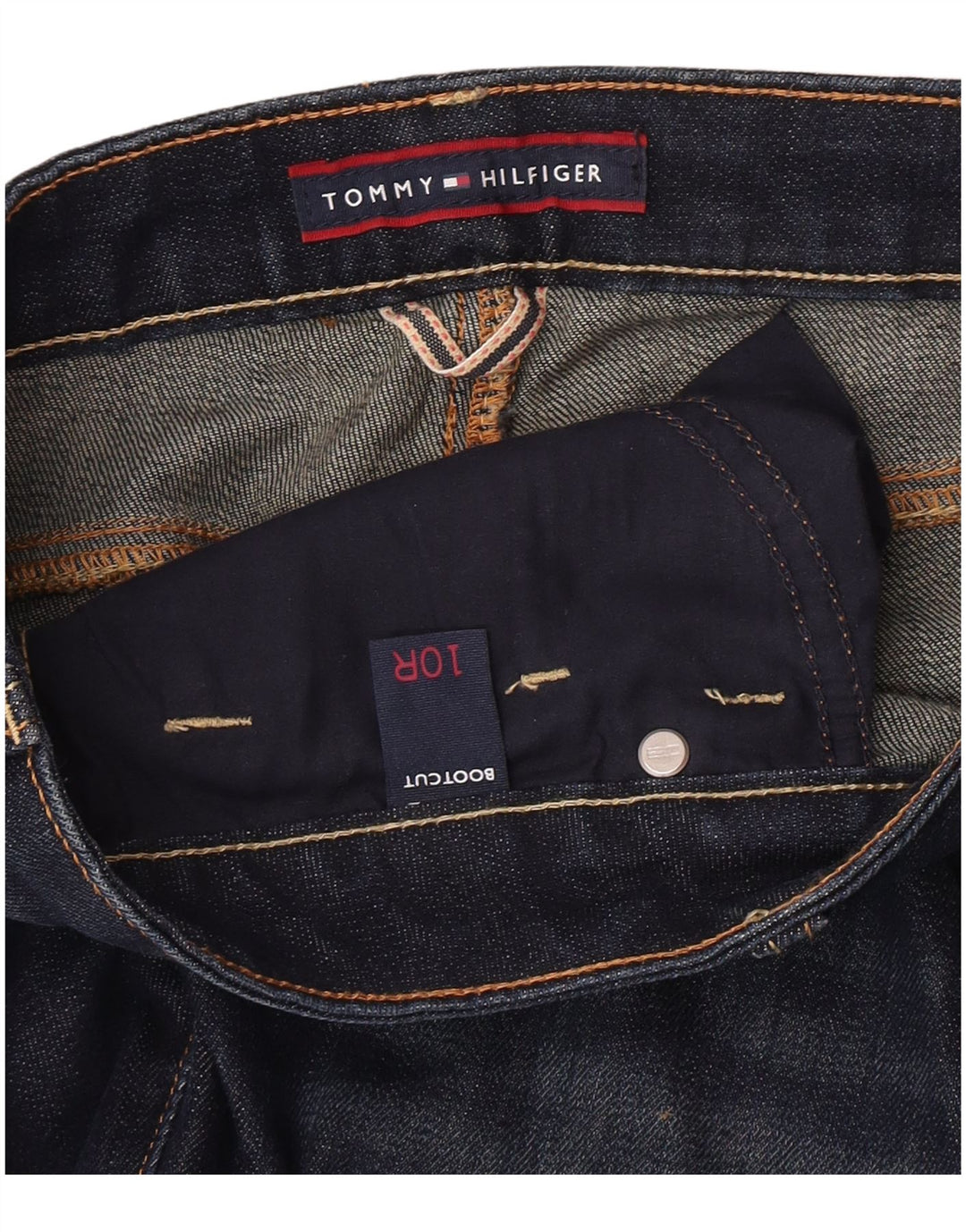 Damskie jeansy Bootcut Tommy Hilfiger US 10 Large W34 L32 Niebieskie