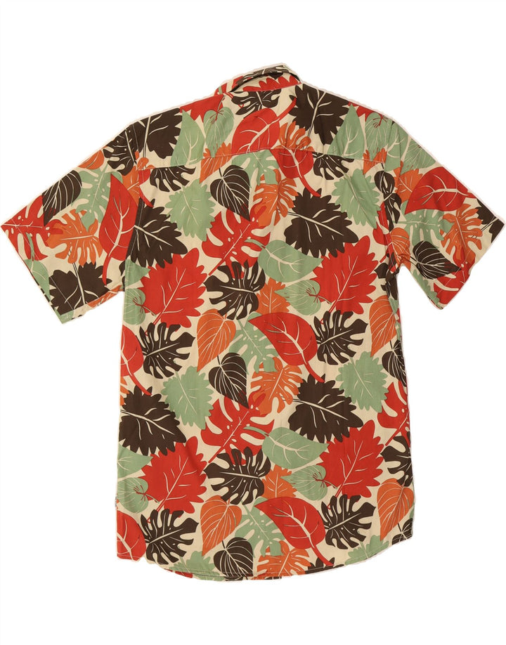 ONLY & SONS Mens Slim Fit Abstract Pattern Shirt Large Multicoloured Vintage Only & Sons and Second-Hand Only & Sons from Messina Hembry 