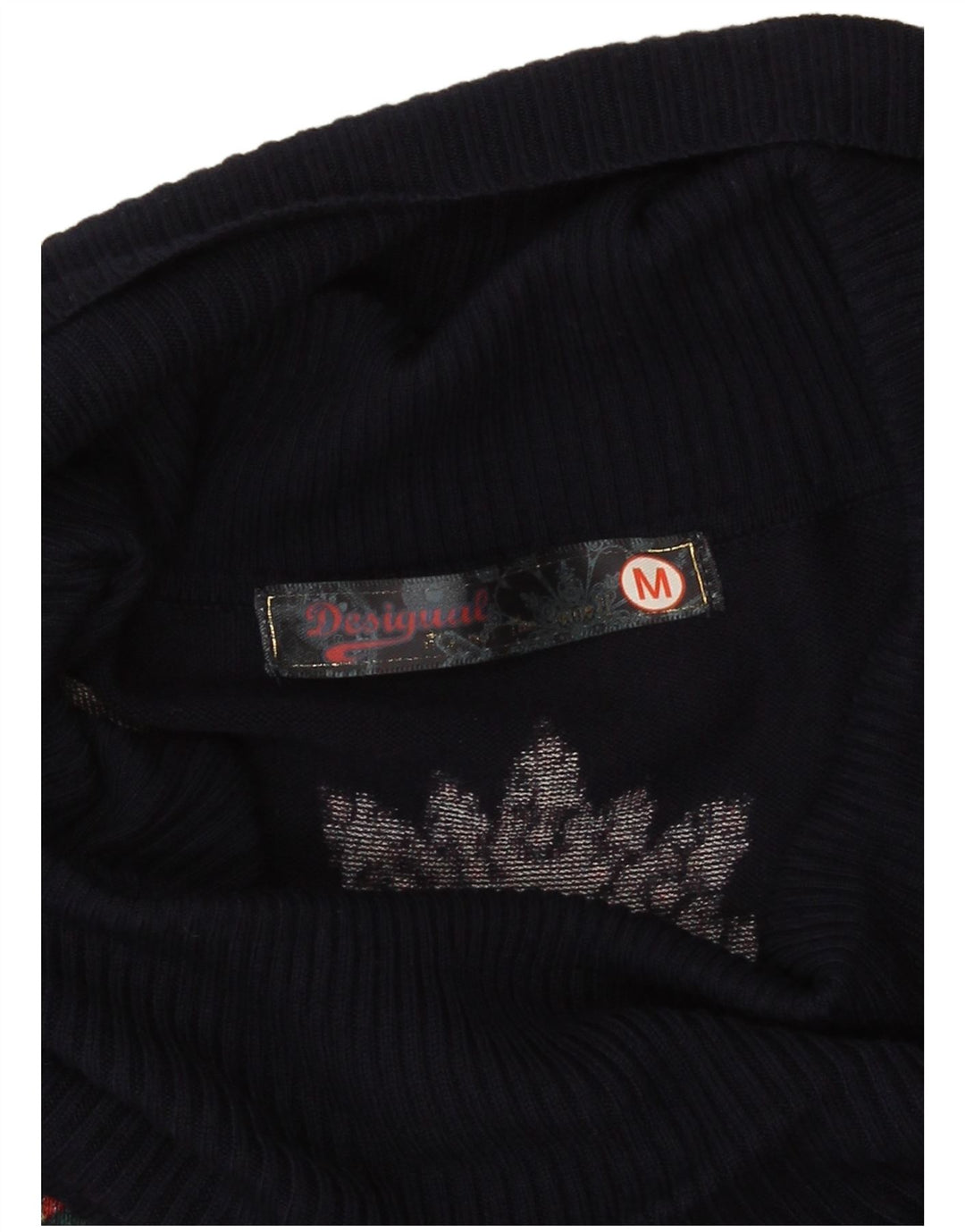 Damska sukienka oversize z grafiką Desigual UK 14, średni granat
