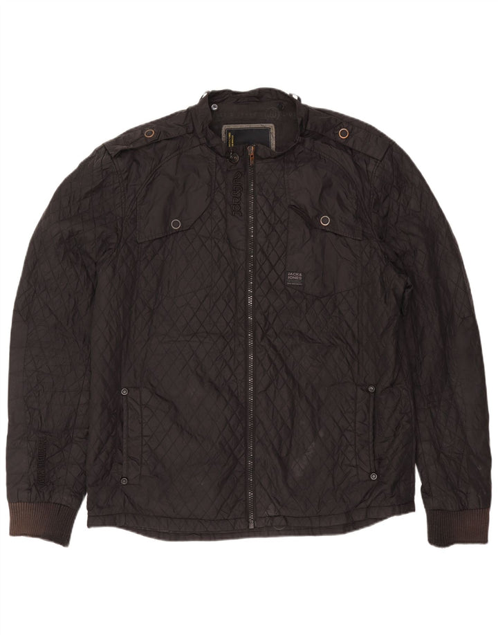 Męska pikowana kurtka Jack & Jones UK 44 2XL Szary nylon