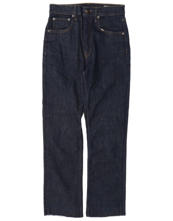 Damskie jeansy Zara z wysokim stanem EU 38 Small W28 L26 granatowe