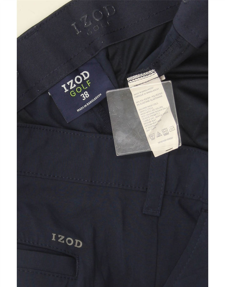 Męskie spodenki cargo IZOD W38 XL granatowe, poliestrowe