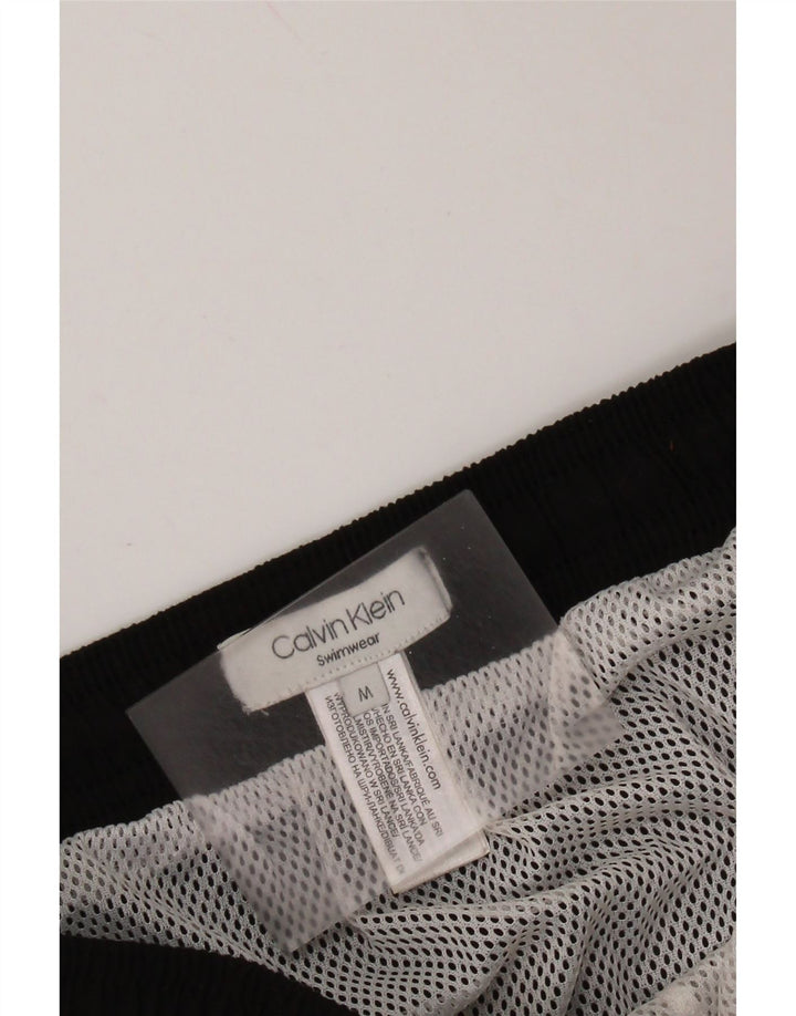 Damskie spodenki kąpielowe CALVIN KLEIN z grafiką UK 14, średni czarny poliester