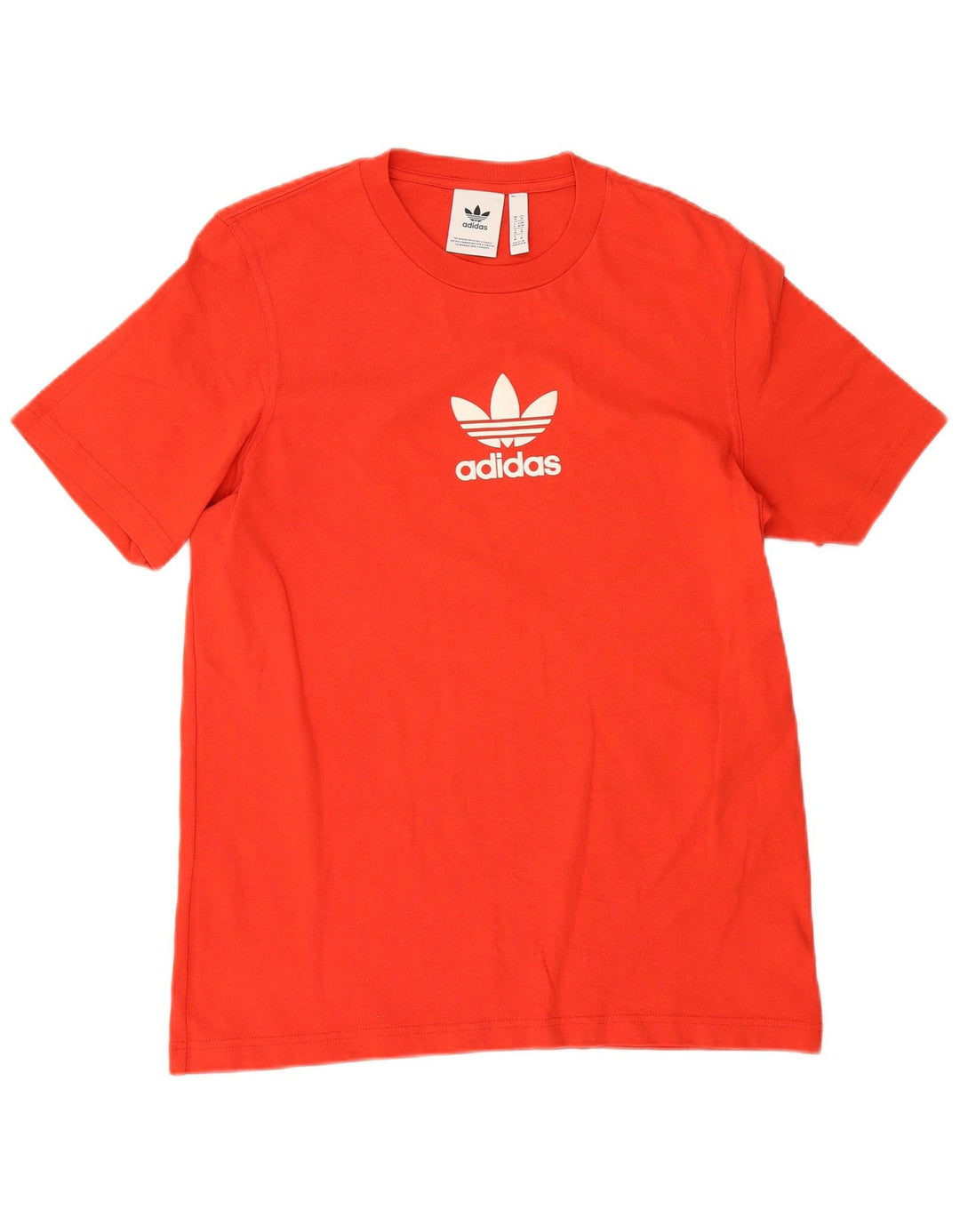 Męska koszulka z grafiką Adidas, średnia, czerwona bawełna