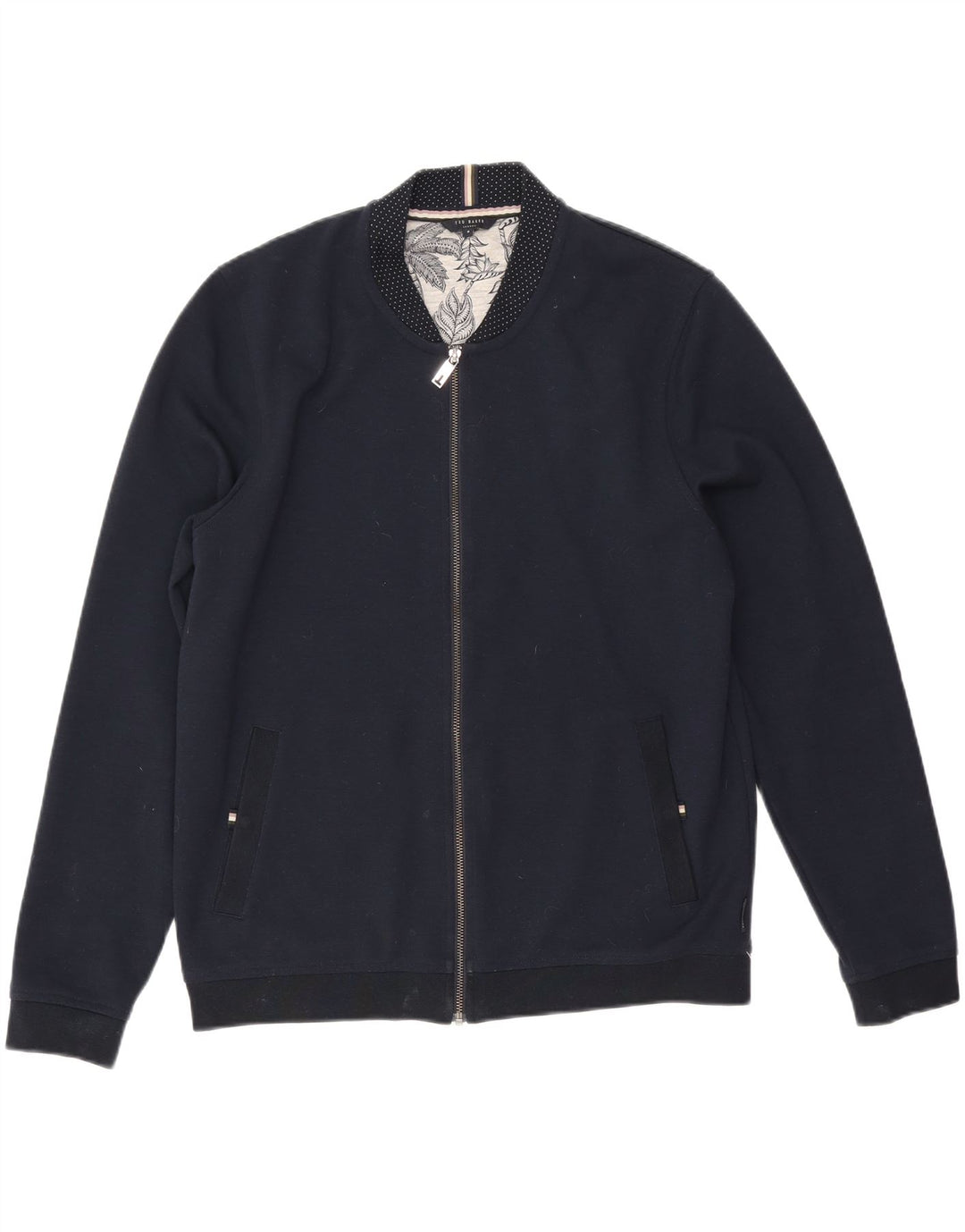Męska kurtka dresowa Ted Baker, rozmiar 5 XL, granatowa, poliester
