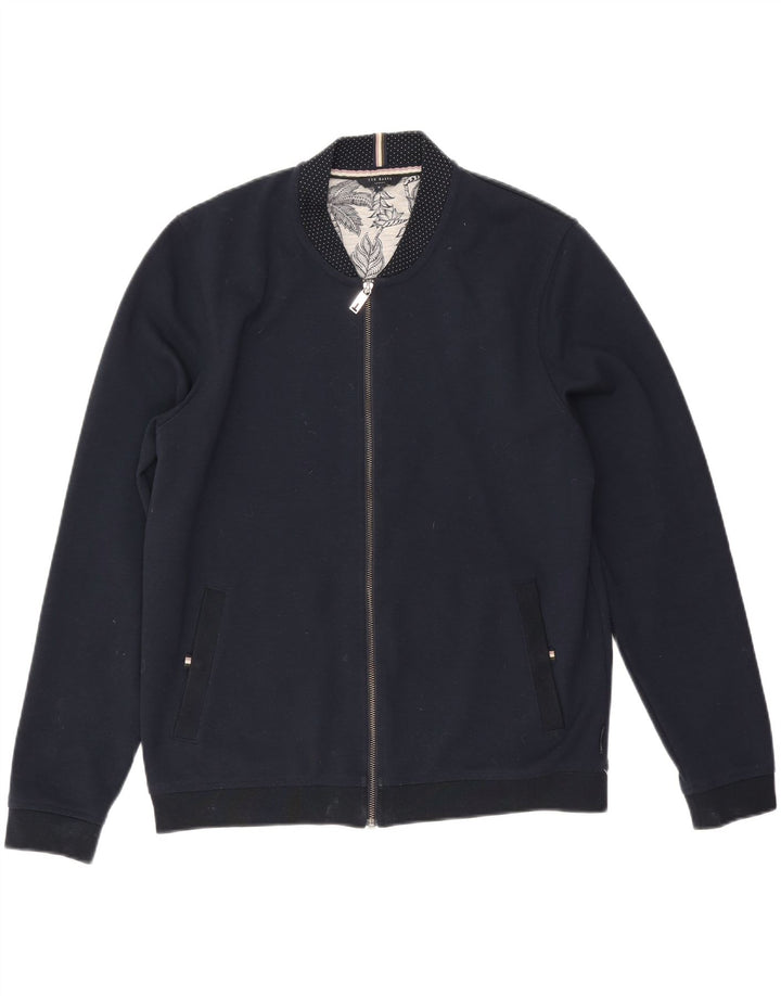 Męska kurtka dresowa Ted Baker, rozmiar 5 XL, granatowa, poliester