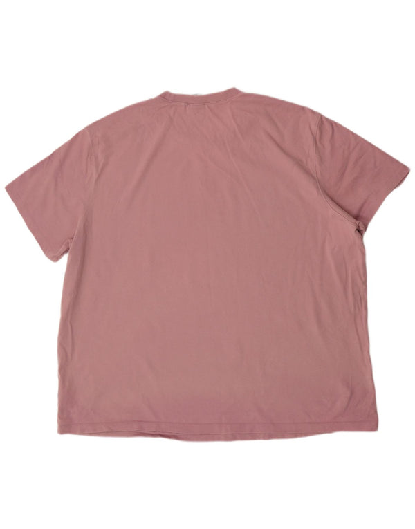 Adidas Męska koszulka Top 2XL Różowa bawełna