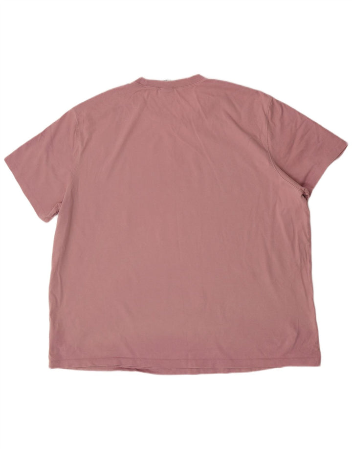 Adidas Męska koszulka Top 2XL Różowa bawełna