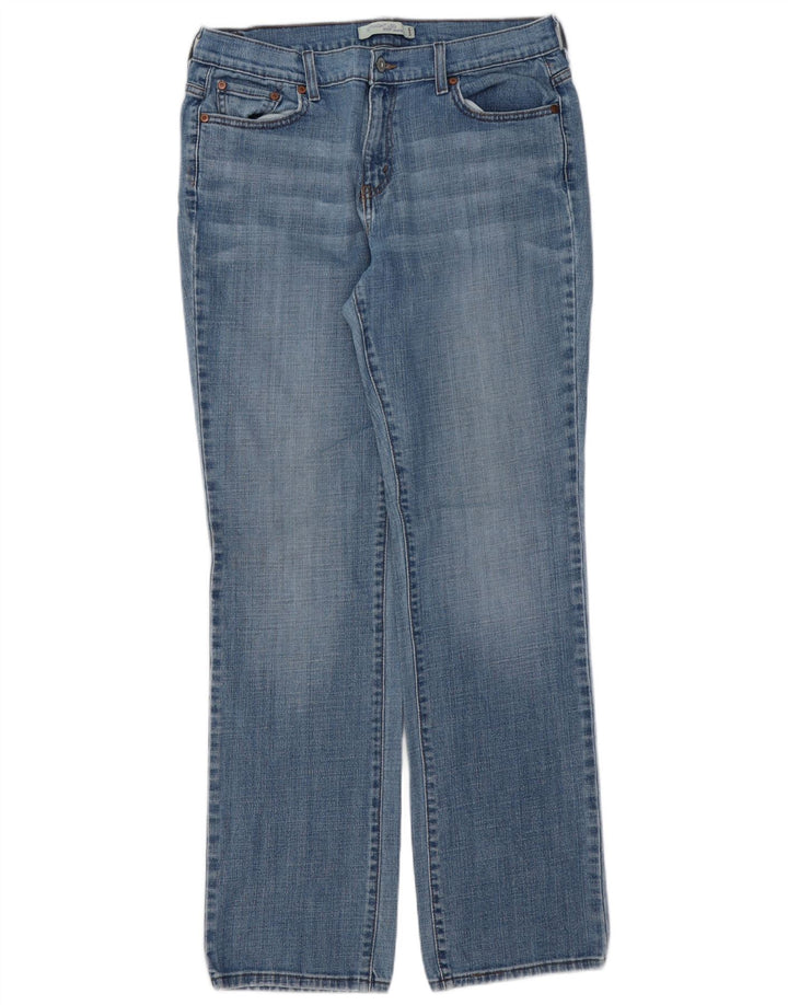 Damskie jeansy LEVI'S 505 Straight US 12, duże, W34 L34, niebieska bawełna