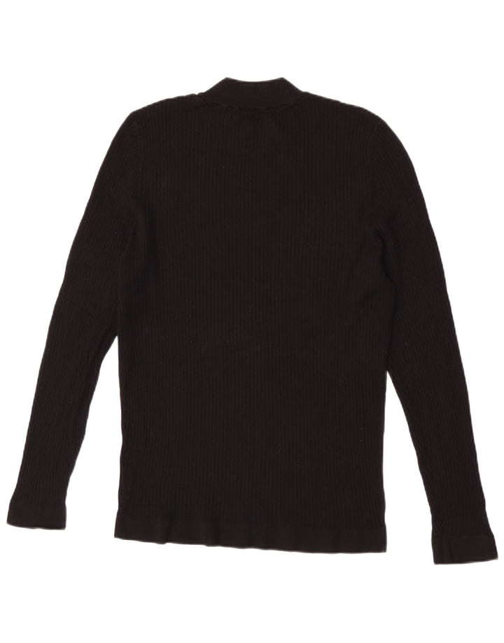 Damski top z długim rękawem Zara UK 18 XL, czarny