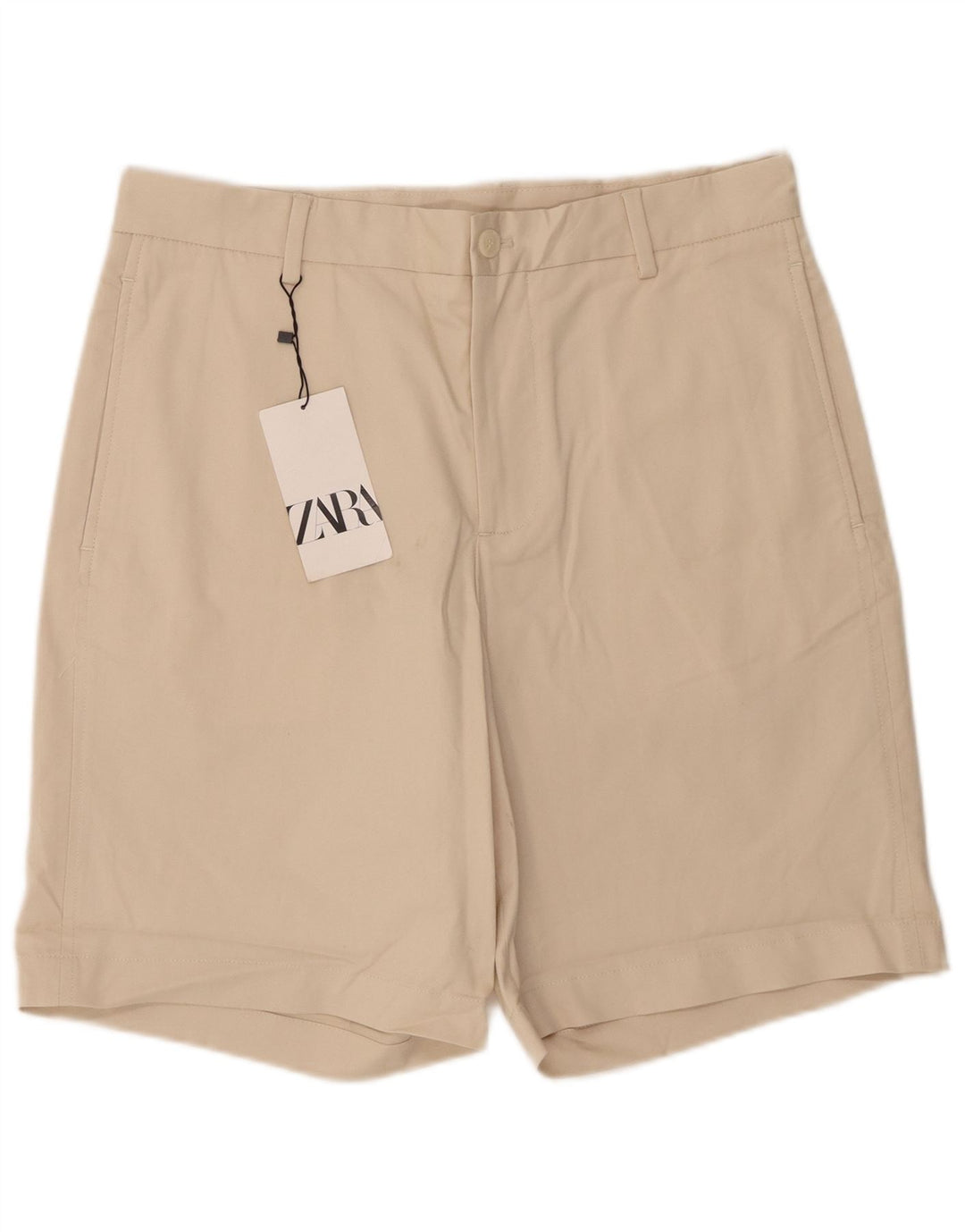 Męskie spodenki Chino Zara W32 Średni beż, bawełna