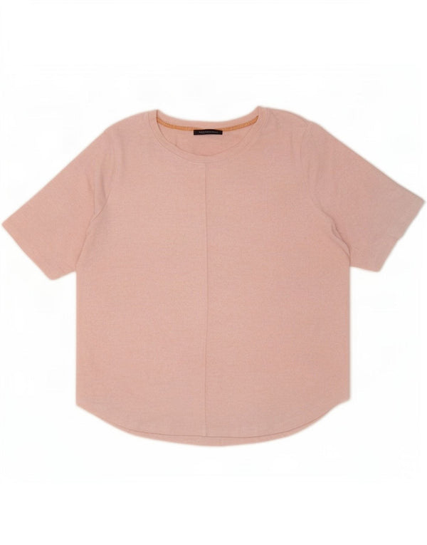 T-shirt damski Marks & Spencer Top UK 20 2XL Różowa wiskoza