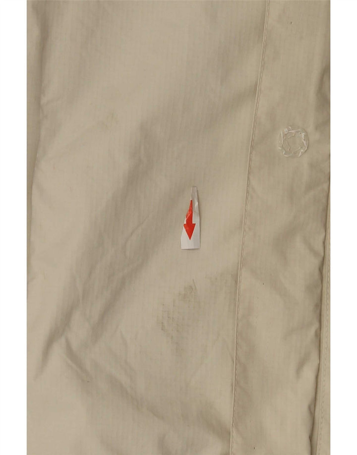 Damska kurtka przeciwdeszczowa z kapturem The North Face UK 14, średni beż, nylon