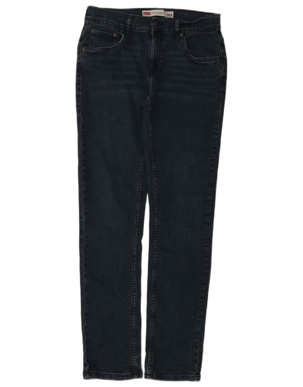 Levi's Boys 512 Slim Zwężane Dżinsy 15-16 Lat W30 L31 Granatowa Bawełna