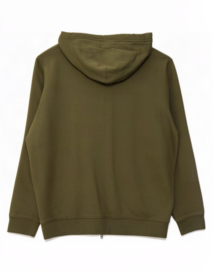 Męski standardowy sweter z kapturem i zamkiem błyskawicznym Levi's, duży, bawełniany khaki