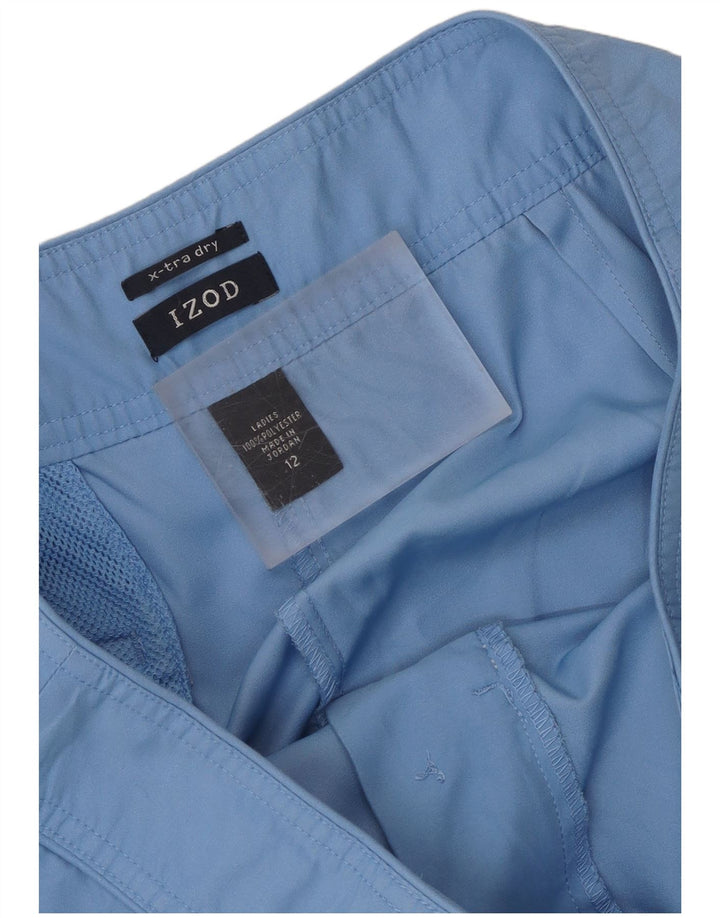 Damskie spodnie Capri Izod US 12 Large W34 L21 Niebieski poliester