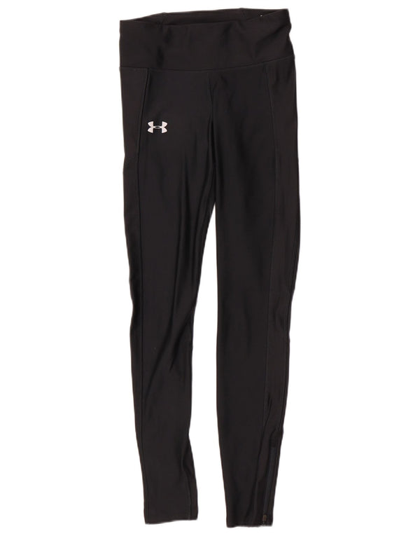 Damskie legginsy uciskowe Under Armour UK 10, małe, czarne, sportowe z poliestru