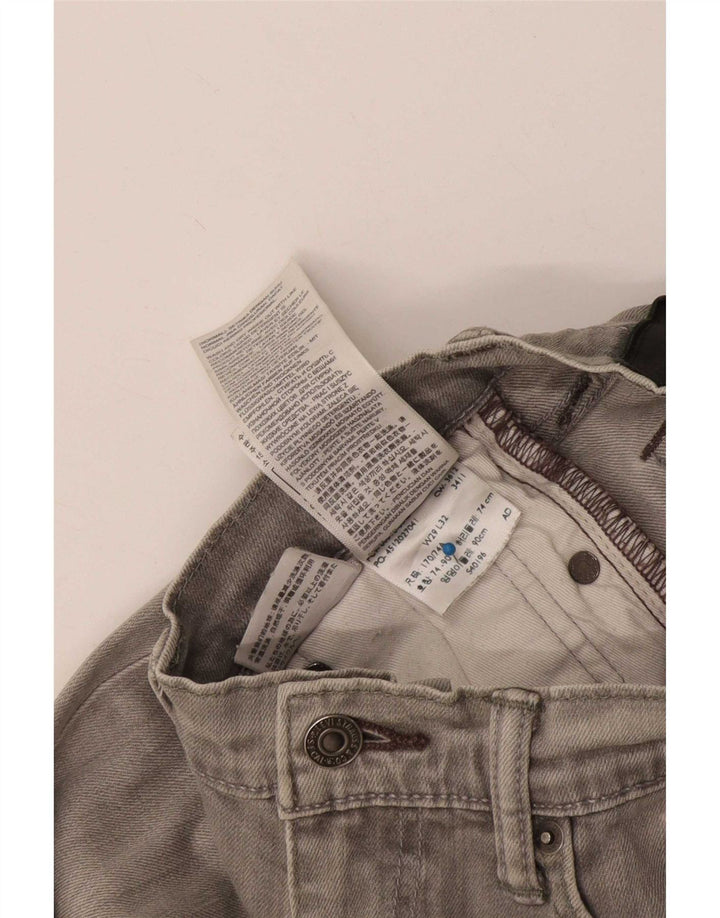 Damskie jeansy Levi's Skinny W29 L32 Szara bawełna