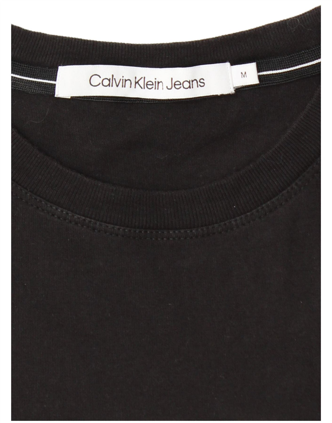 Męski T-shirt z grafiką CALVIN KLEIN JEANS, średni czarny