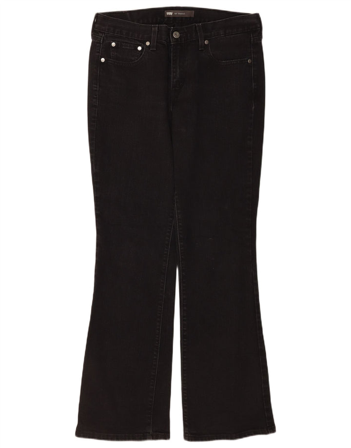 Damskie jeansy Levi's 515 Bootcut US 10 Large W30 L32 Czarna bawełna